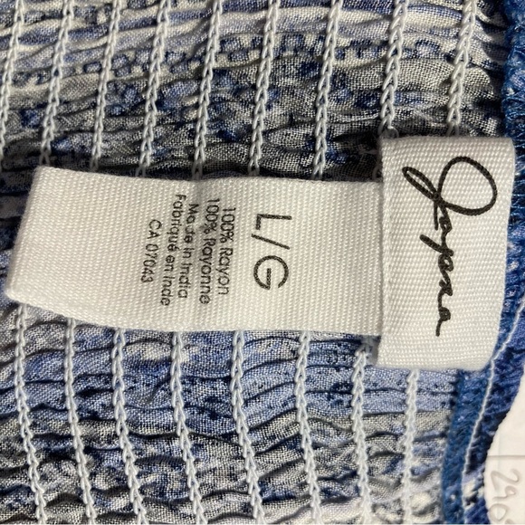 JAPNA Sz L Ruffle Hem Tiered Criss Cross Peep Bodice Spaghetti Straps Maxi Dress - Picture 10 of 12